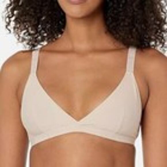 Steve Madden Bralette Womens Medium Rose Dust Modern Feminine Neutral Flirty - Picture 1 of 8